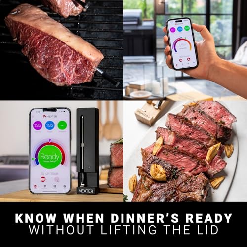 Wireless Meat Thermometer with Bluetooth for Grill & Oven - Accurate Cooking