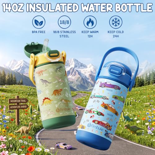 Fimibuke Kids Bento Lunch Box Set with Insulated Water Bottle - Game Edition