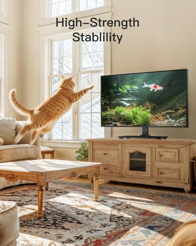 PERLESMITH Universal TV Stand Legs for 32-70 Inch TVs with Fixed Mount - Supports Up to 99lbs