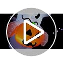 Giant Inflatable Ghost Halloween Yard Decoration with LEDs, Outdoor Blow Up Decor