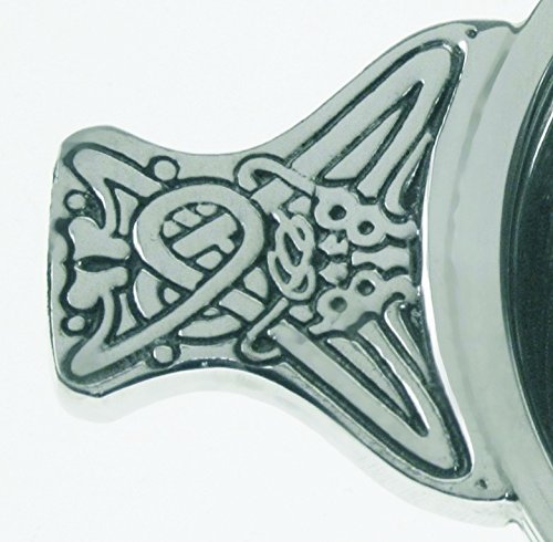 Wentworth Pewter - Standard Celtic Band Pewter Quaich Whisky Tasting Bowl Loving Cup Burns Night