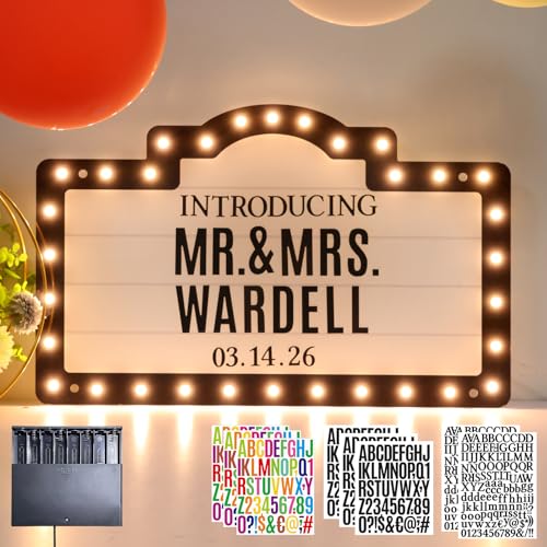 20IN Large Personalized Wedding Bottle Service Sign with Stickers - Wedding Bottle Sign-C