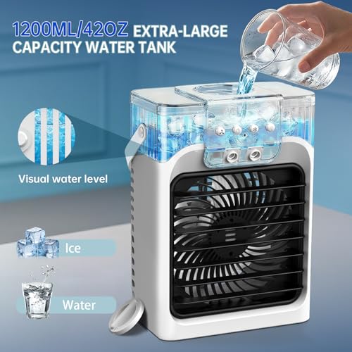 Portable Air Conditioenrs, Evaporative Cooler with Remote Control,
