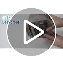 Stainless Steel Lunch Box Set with Handle Lids - 4 Pack, Leakproof, 850ml, Reusable Food Containers with Rabbit Print