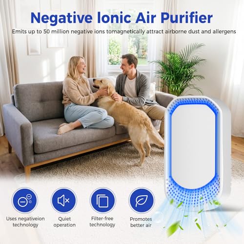 White 4-Pack Plug-In Air Purifiers for Home & Bedroom, Pet Odor Remover