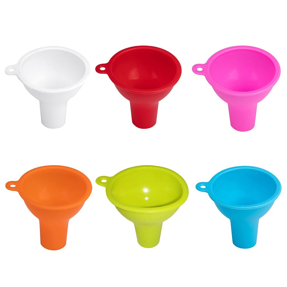 Skiennix Silicone Wide-Mouth Funnel - Multi-Function Kitchen Accessory for Easy Pouring | 8CM Size