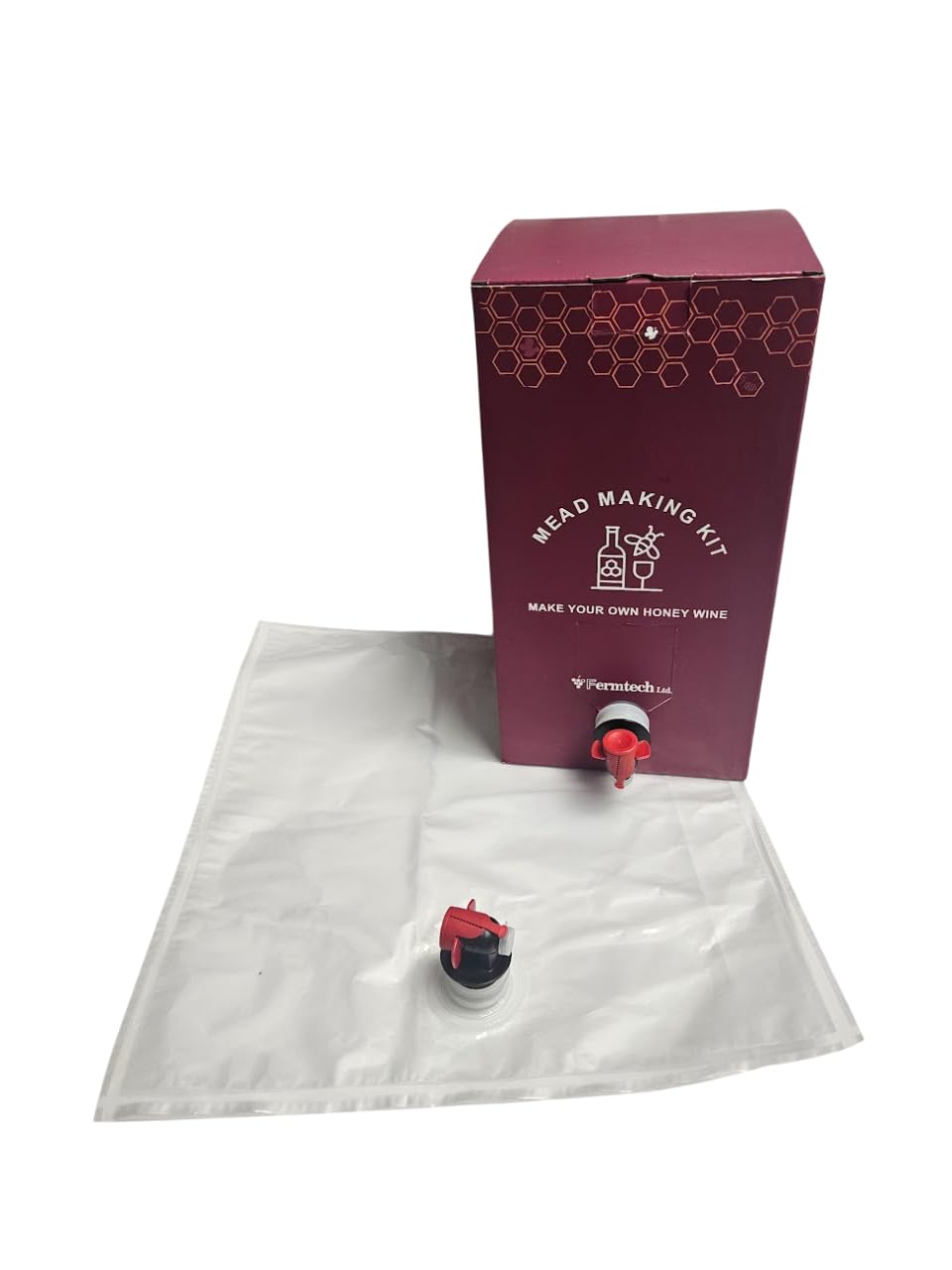 15 Pcs Standard Mead Making Kit - Reusable Make Your Own Mead Kit - Yields 1 Gallon of Mead | Beer Wine Fruit Wine Kombucha Compatibility