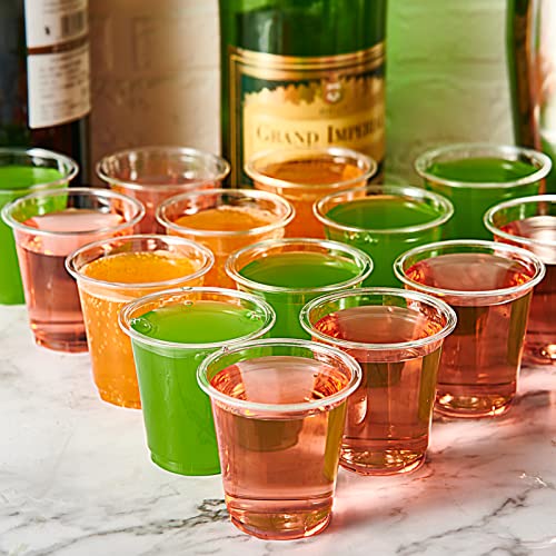 Lilymicky 900 Pack 2 oz Plastic Shot Glasses - Disposable Party Cups