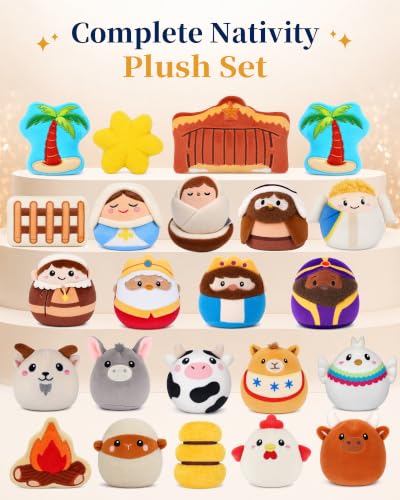 Nativity Advent Calendar 2026 for Kids Toddlers & Adults - 24 Day Holiday Gift - Variation of Nativity Advent Calendar