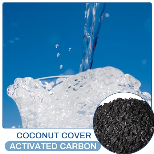 6.6 Lb Activated Charcoal Bulk Coconut Shell Granular Carbon 10-18 Mesh for Water & Air Filtration - Variation of This Listing