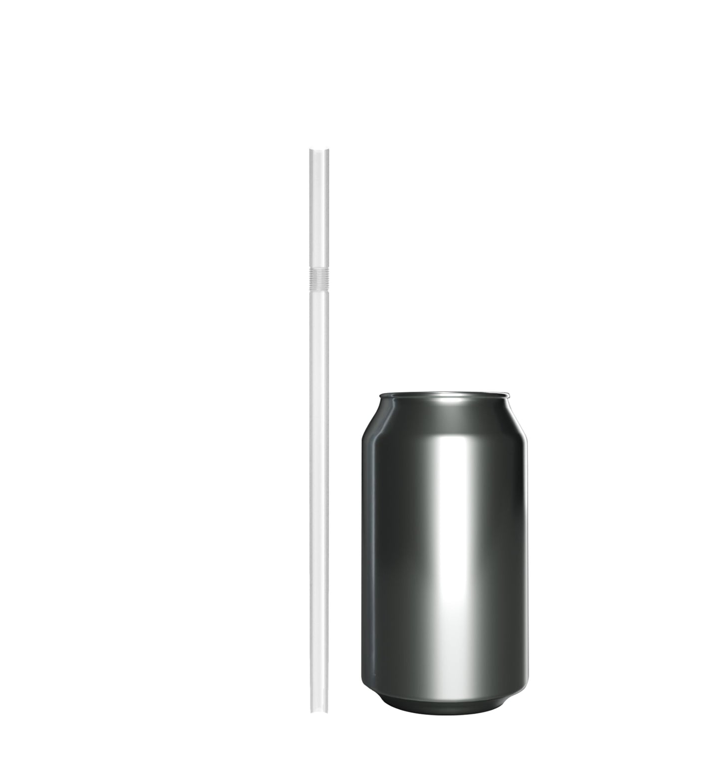 Flexible Plastic Drinking Straws - 7.75" x 0.23" (250, Clear)