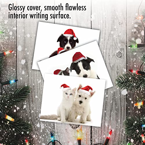 Best Card Co 20 Christmas Thank You Mini Bulk Notecards