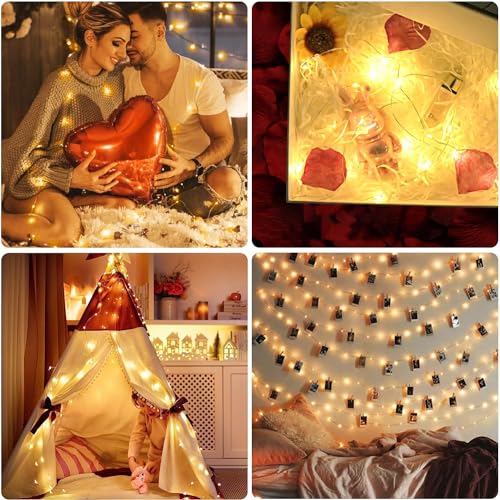 led Fairy Lights Waterproof 16.4ft String Battery Operated for