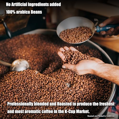 Cozy Up Breakfast Blend Medium Roast Coffee Pods - 100 Count, Single Serve, Extra Bold, Compatible with Keurig