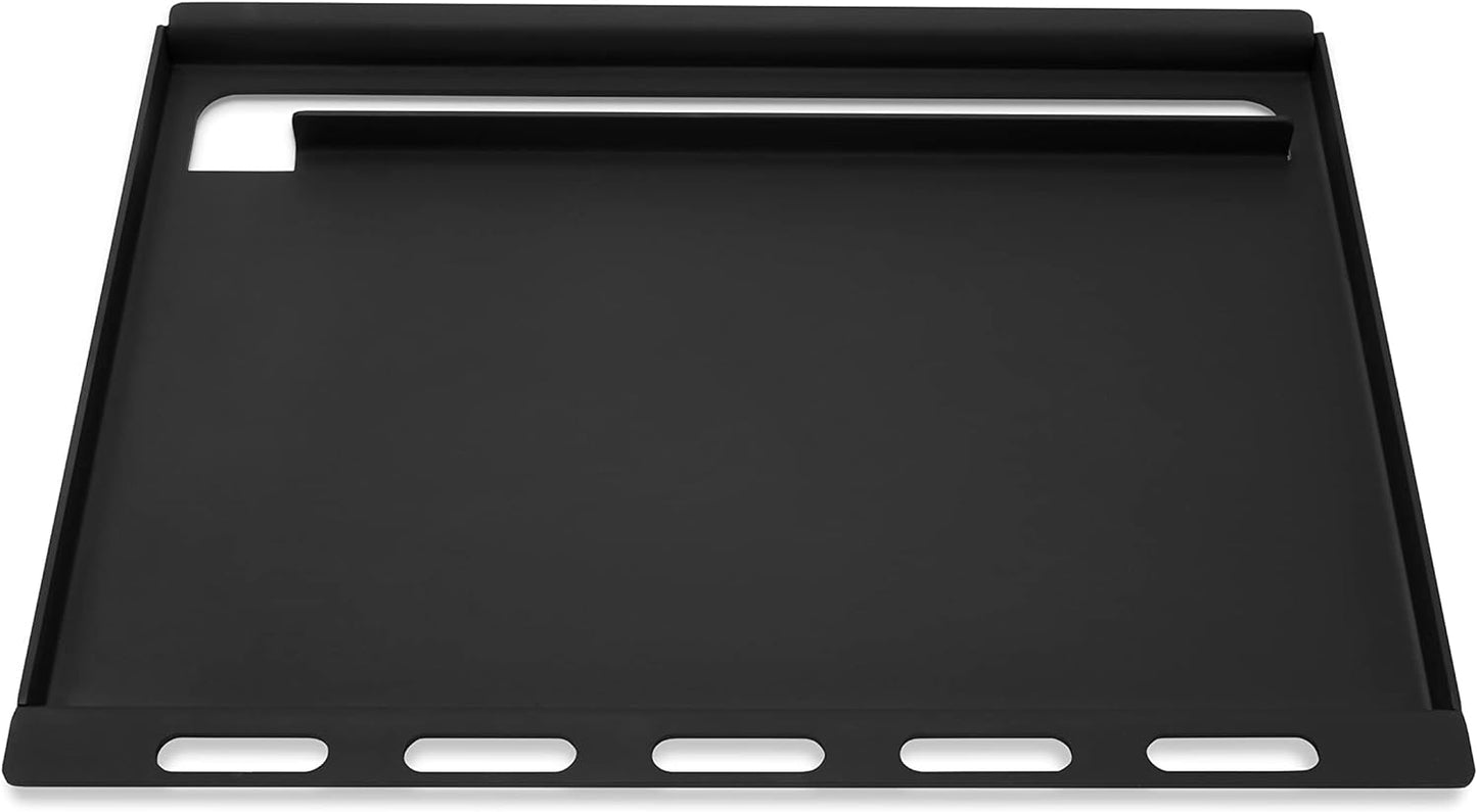Weber Outdoor Griddle Insert - Rust-Resistant Pre-Seasoned Carbon Steel for Full-Size Gas Grills