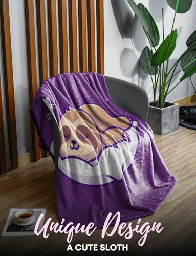 Violet Huglanket Boss Lady Gift – Funny Nap Blanket for Women, 60 x 80 inches
