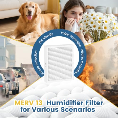 MERV 13 Dehumidifier Filter 14 x 17.5 x 1.75 for Santa Fe & Honeywell