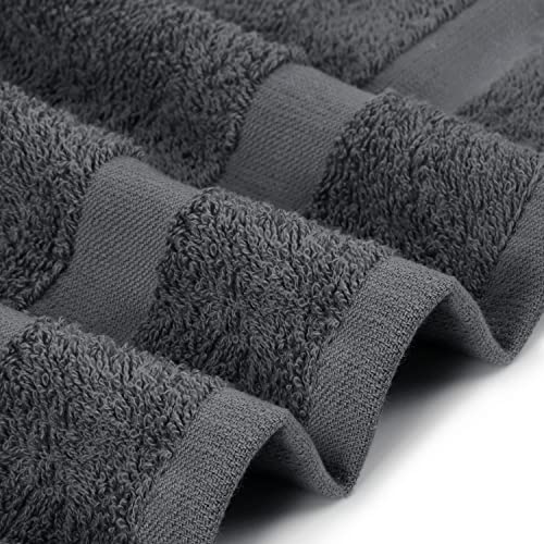 Utopia Towels Salon Towels Pack of 24 Grey 16x27 Inches 100% Cotton - Professional & Home Use
