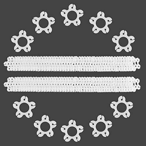 Balloon Clips 50 pcs, Balloon Arch Bracket Buckle,Balloon Flower Connectors Clip Holders for Decor Balloon Arch Column Stand Garland Birthday Wedding Baby Shower Party Decorations