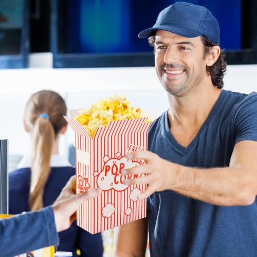Ysglory 200 Pack 1.25 Oz Popcorn Boxes - Party & Movie Night Servings