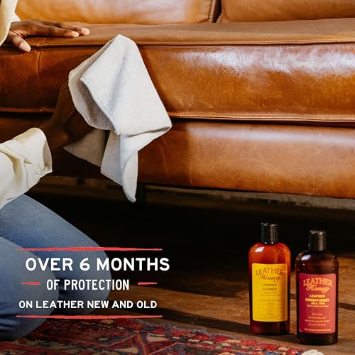 Leather Honey Leather Conditioner 16 Fl Oz - Non-Toxic, Made in USA Since 1968
