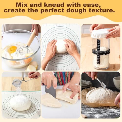 Green Sourdough Starter Kit with Dutch Oven & Baking Accessories - All-Inclusive