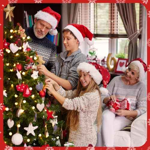 PureGuard Christmas Ornament String Hangers, 200 Pcs Christmas Tree Ornament String Hooks Precut Ornament Ribbon Hangers Locking Ropes for Halloween Christmas Decorations - Silver