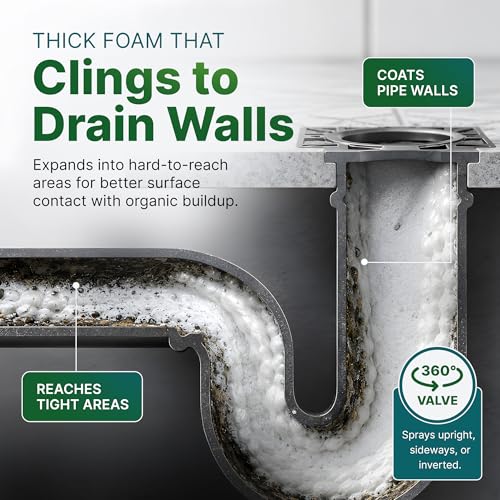 Bio-Enzyme Drain Cleaner & Odor Neutralizer Kit with Extension Hose - 19 oz