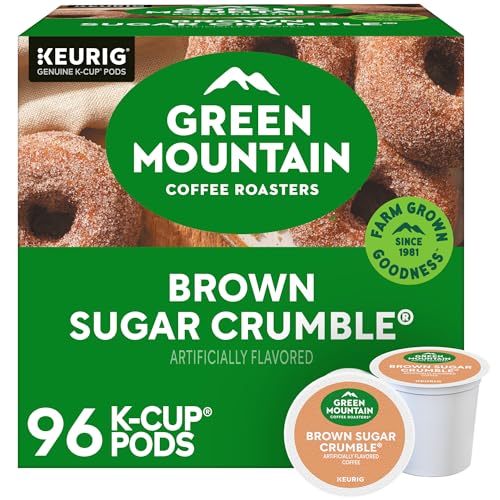 Brown Sugar Crumble Coffee Pods - Keurig Single-Serve K-Cup, 24 Count Pack of 4