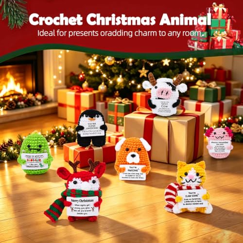 Crochet Animal Advent Calendar 2026 - 24 Days Christmas Countdown Gift Set
