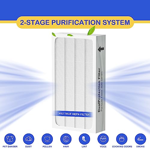 Roninby 2 Pack HEPA Particle Filters Compatible with Blueair 400 Series Air Purifiers