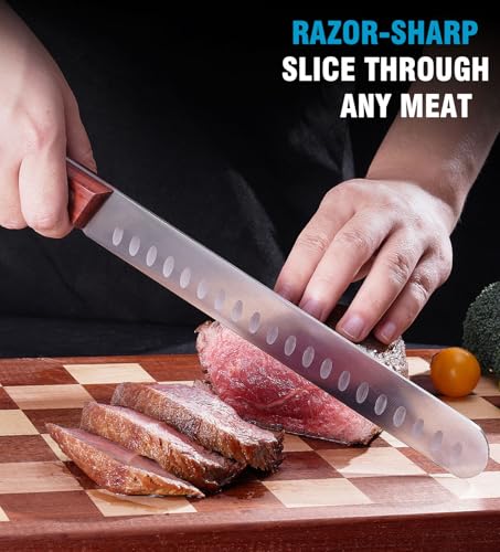 3PCS Professional Brisket Carving Knife Set - Slicing, Trimming & Deboning