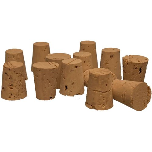 Cork Stoppers, Size 5, XXX Quality, Karter Scientific 20A5 (Pack of 25)