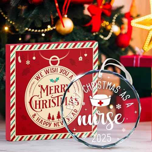 Nurse Ornaments for Christmas Tree - Unique Nurse Practitioner Gifts for Women, for Nursing Students, Ideal Ornament, Perfect as Graduation Gift for Women