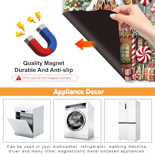 Dishwasher Magnet Cover Magnetic Sticker Decorative Refrigerator Wash