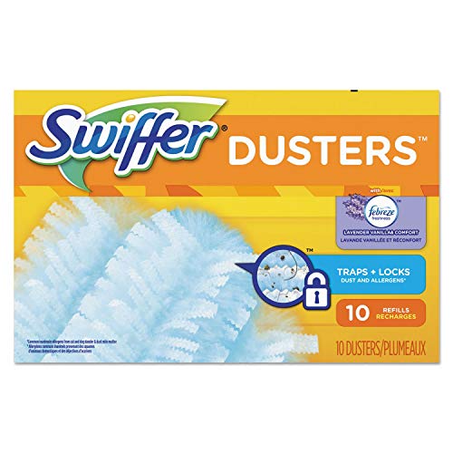 Swiffer Dust Lock Fiber Duster Refills - Light Blue, Unscented, 40 Pack