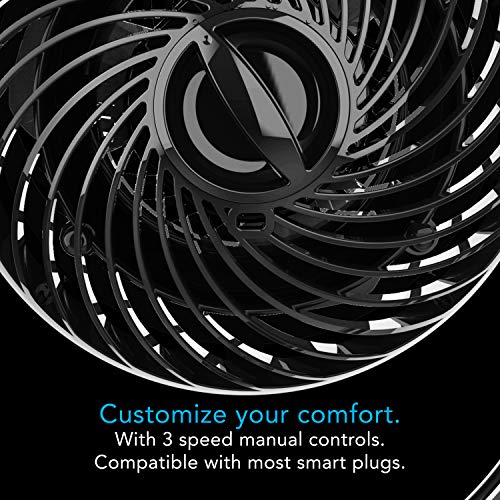 Vornado Pivot3 Clip Personal Air Circulator Fan - Black, 3 Speeds