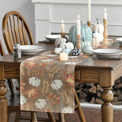 Artoid Mode 13 x 120 Inch Table Runner, 210 GSM Polyester, Brown - 13"x120"