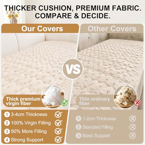 Smiry Non Slip Couch Covers for Dogs, Scratch Resistant Pet Sofa
