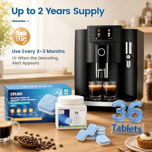 Coffee Machine Descaling Tablets for Jura Fully Automatic Coffee Makers