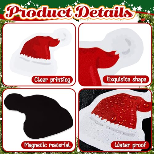 Christmas Cruise Door Magnets - 27 Pcs Holiday Magnetic Decorations for Boats & Yachts