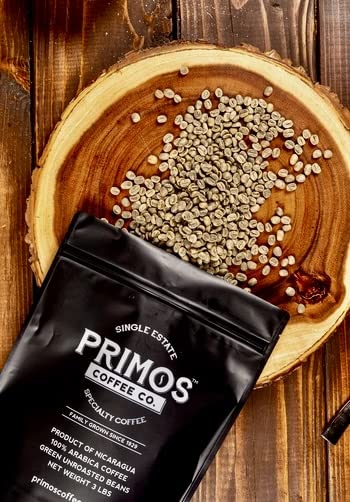 Unroasted Green Arabica Coffee Beans - 3 lb Caturra, Nicaraguan Shade-Grown