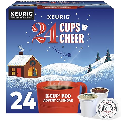 Keurig Advent Calendar Variety Pack - 24 Single Serve K-Cup Coffee Pods