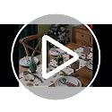 FreeNook Holly Pine Cone 13x48 in Christmas Table Runner