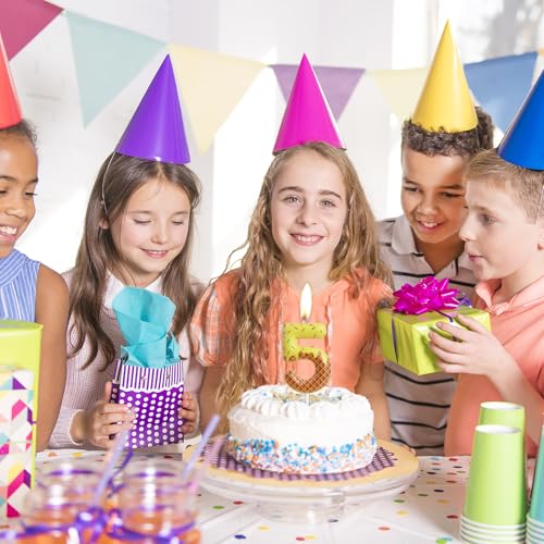 2nd Birthday Candle Sweet Ice Cream Number 2 Candle for Birthday Cake Women 2nd Birthday Party Candle Macaron Cake Decoration Birthday Candle Macaron Donut Party Decorations for Birthday