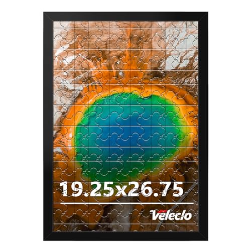19.25x26.75 Inch Black Picture Frame with Shatterproof Plexiglass – Wall Display, Stable & Sturdy