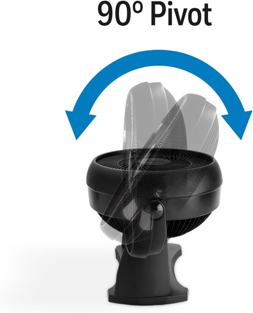 Honeywell HT-900 TurboForce Fan - Powerful Air Circulation in Sleek Black Design