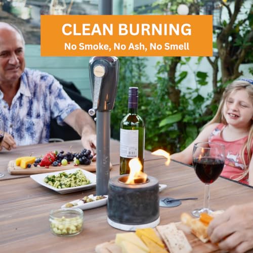 Roundfire Premium Bioethanol Fuel 6 x 1 Liter for Fireplaces Stoves and Burners - 6 Quart Pack