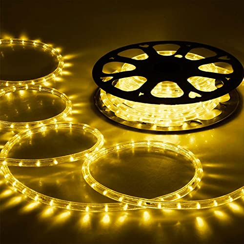 150ft LED Rope Lights Outdoor, 1080 Connectable and Flexible Tube