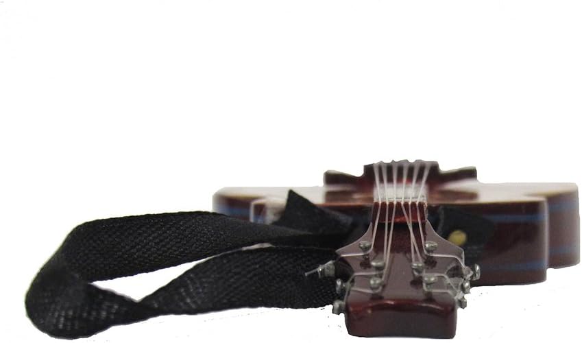 Grateful Dead Guitar Ornament with Case - 5.5" Kurt Adler Holiday Decor